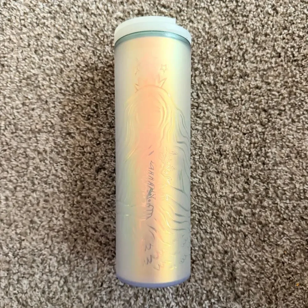 Starbucks Summer 2021 Limited 16 oz Frosted Siren Tumbler Tall Travel Cup
